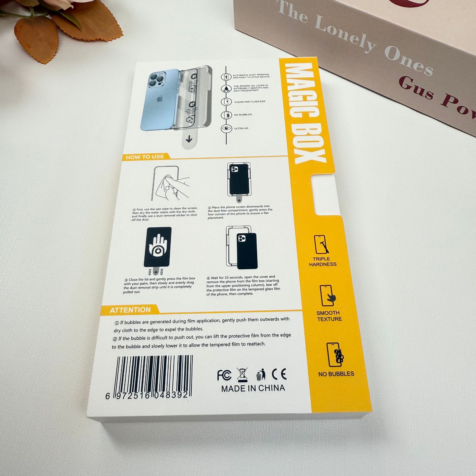 Película templada adecuada para Apple 17pro, transparente para 16promax, aplicación rápida de película de serigrafía para 15pro, kit de instalación sin polvo.