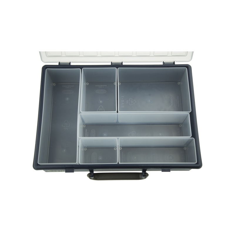 Raaco 6格零件盒塑料盒工具收纳盒 138611, 78mmx338mx261mm