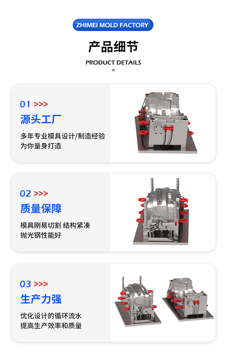 Mold Manufacturer Automotive Black Bumper Car Parts Abs Front and Rear Bumper Plastic Injection Mold