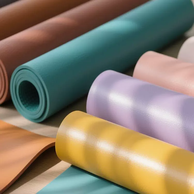 天然橡胶专业防滑健身垫防滑加厚pu＋黑色橡胶底瑜伽垫定制