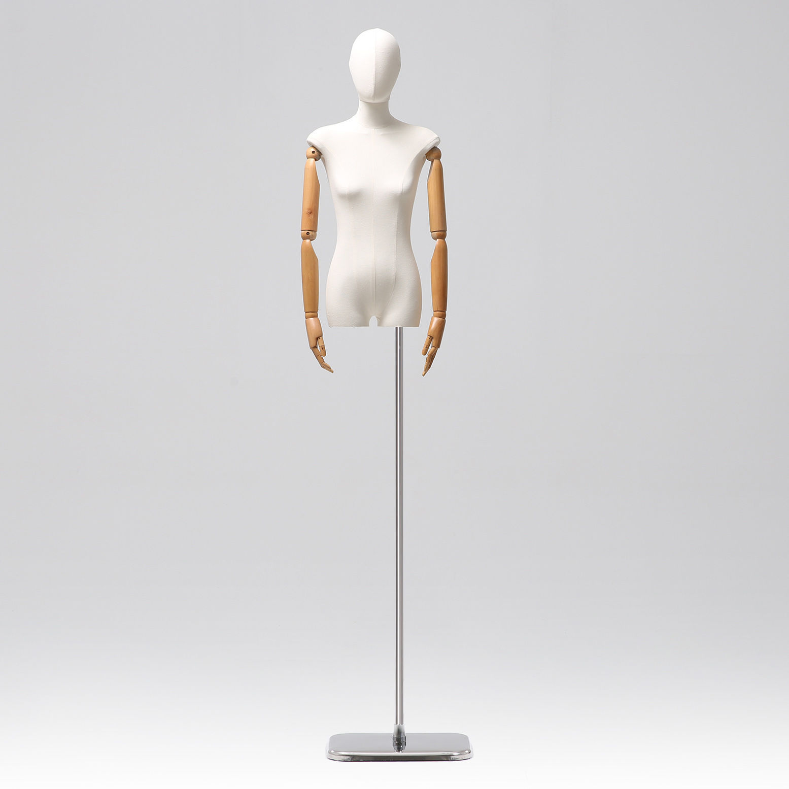 Tienda de ropa de estilo coreano cuerpo plano de alto nivel de mujer mitad de ventana de ropa de mujer muñeca plataforma de exhibición de cuerpo grueso nuevo pecho pequeño