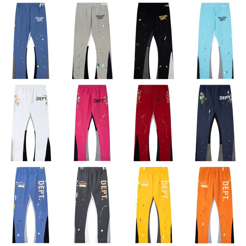 Американский прилив gallery dept Брызги высокие уличные брюки Мужское лето ins свободные прямые брюки для детей