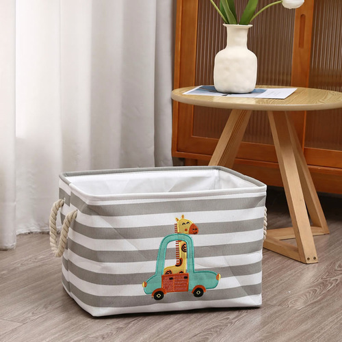 Children's plush doll storage basket large capacity baby doll folding storage bucket 1477