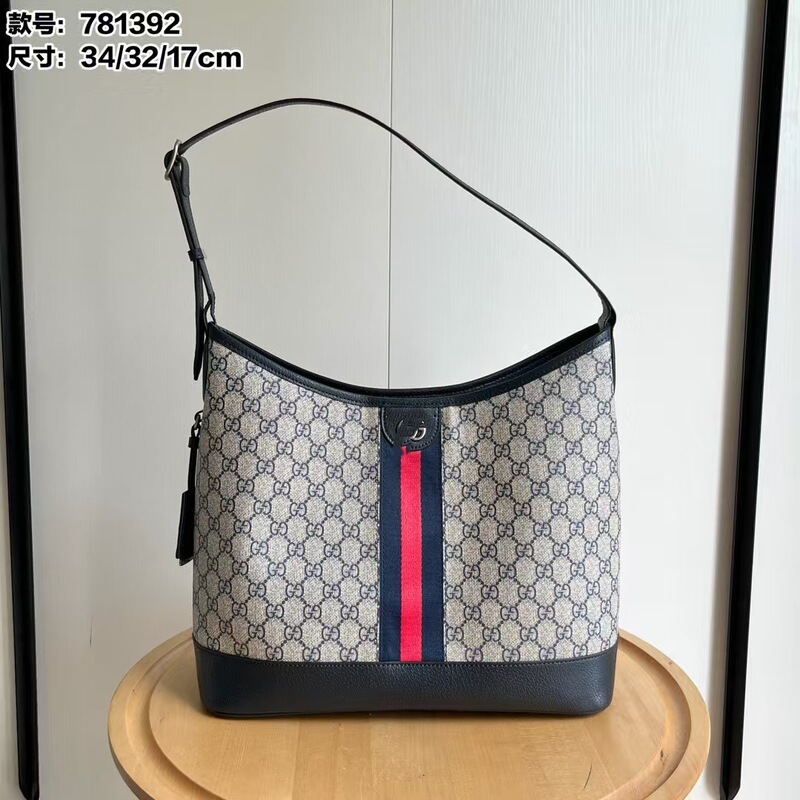 G brand's new Ophidia hobo fashion tote bag, large-capacity bucket bag, shoulder and crossbody bag, classic underarm bag G brand's new Ophidia hobo fashion tote bag, large-capacity bucket bag, shoulder and crossbody bag, classic underarm bag