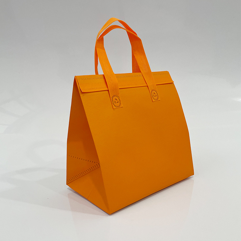 Para llevar bolsa de embalaje al por mayor catering papel de estaño bolso postre leche té bolsa de aislamiento logotipo personalizado barbacoa para llevar bolsa