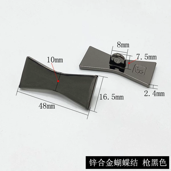 Zinc alloy bow-gun black