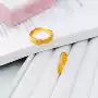 仿真小众开口编织指环