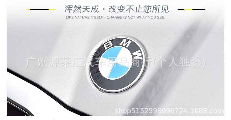 For BMW Car Logo 3 5 7 Series 1 Front Emblem X1 X2 X3 X5 X6 Z4 Rear Emblem ix3 Original Hood Badge