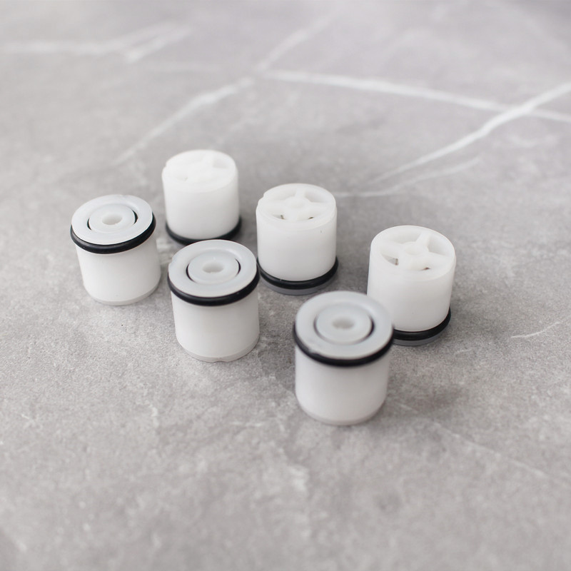 Plastic inner plug stop and return valve core, toilet one-way valve core, plastic check valve core with embedded spring check valve undefined
