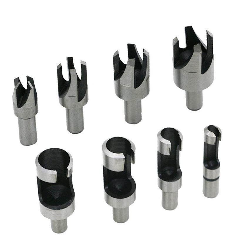 Cross-border new high-speed steel chamfering tool 23-piece set, hole drilling bit set, woodworking chamfering tool claw-style wood plug drill