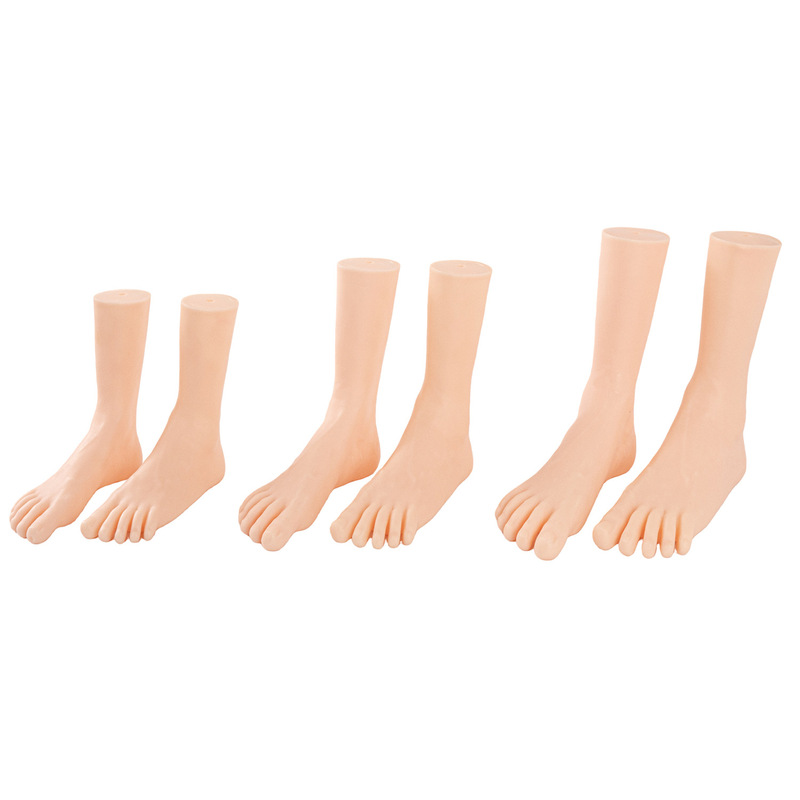 Men's and Women's Children's Flat-Soled Realistic Foot Sock Models, Shoe Foot Chain Display, Shooting Props for Five-Toe Socks and Slippers Foot Models Men's and Women's Children's Flat-Soled Realistic Foot Sock Models, Shoe Foot Chain Display, Shooting Props for Five-Toe Socks and Slippers Foot Models