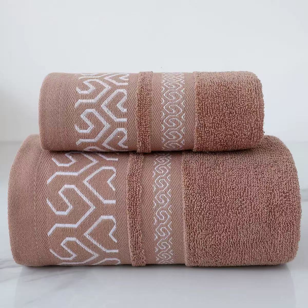 Sınır Ötesi Havlu Banyo Havlusu İhracat Polyester Pamuk Seti Yüz Havlusu Süper Emici Polyester Pamuk Havlu Banyo Havlusu Toptan