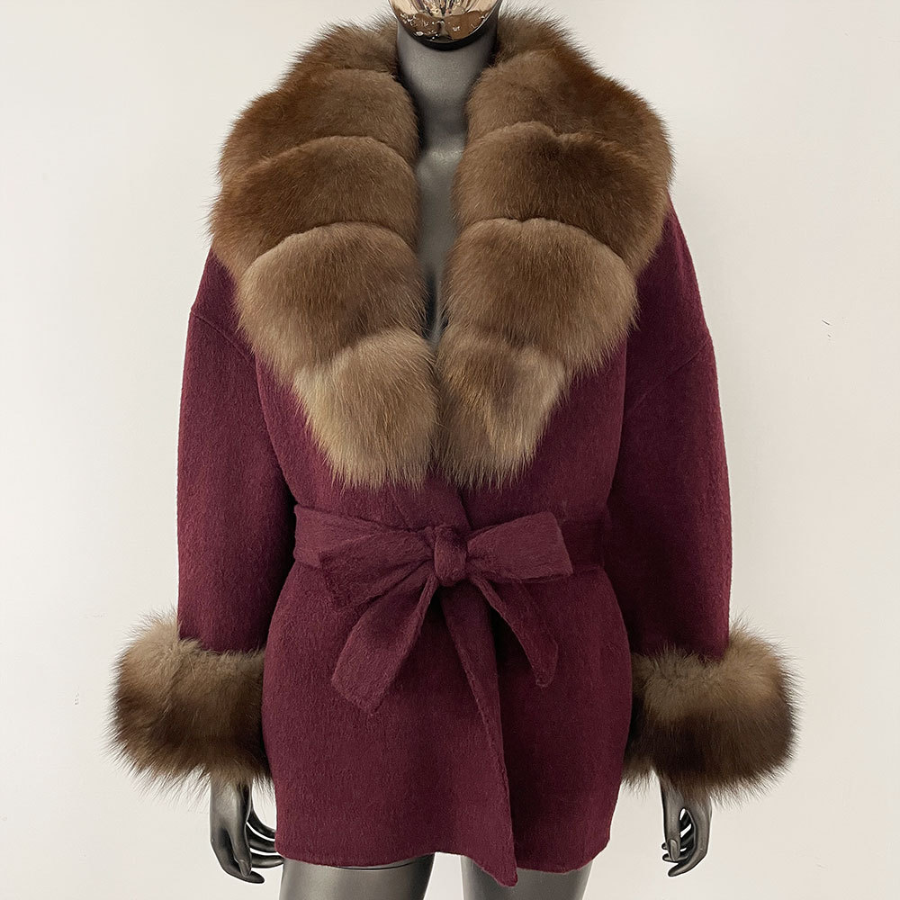 부르고뉴 + 모조 밍크