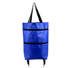 Shopping bag, grocery shopping cart, telescopic folding wheel