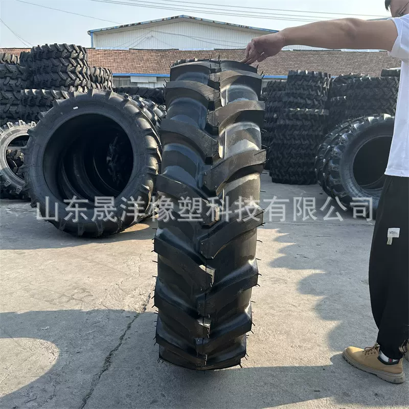 拖拉机轮胎 14.9-30 农用人字花纹 R-1 充气 尼龙农业胎