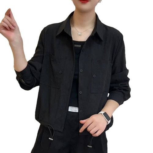 Fall Fashion Casual Solid Color Versatile Loose Slimming Long Sleeve Stylish Outerwear