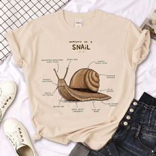 Snail t shirt women manga anime harajuku tshirt girl harajuk