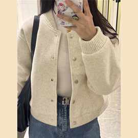棒球服夹克短款外套女春秋季2026年新感上衣