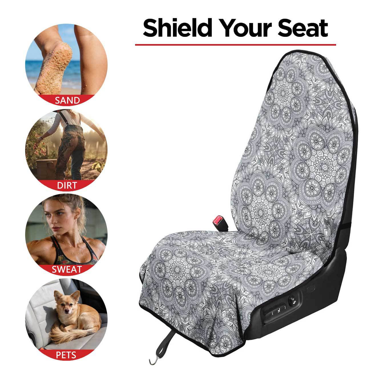 Car seat towel cover for front seats, suitable for gym and exercise, universal for all seasons, car use 171