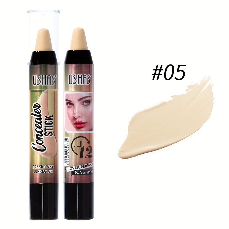 USHAS bloqueador de punto transfronterizo europeo y americano impermeable bloqueador facial contorno de maquillaje estereoscópico TP345B