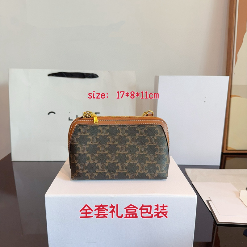 凯旋门包包专柜老花斜挎包复古小众小方包时尚百搭化妆包单肩包女|undefined
