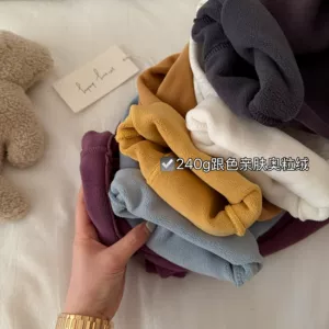 Детские зимние однотонные мультяшные штаны подходит для мужчин и женщин, увеличенная толщина, свободный прямой крой