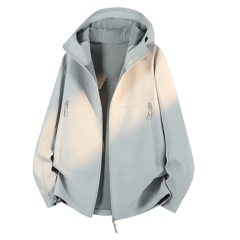 【New In Stock】Hooded Loose Waterproof Jacket Outdoor Casual Hooded Coat 【New In Stock】Hooded Loose Waterproof Jacket Outdoor Casual Hooded Coat