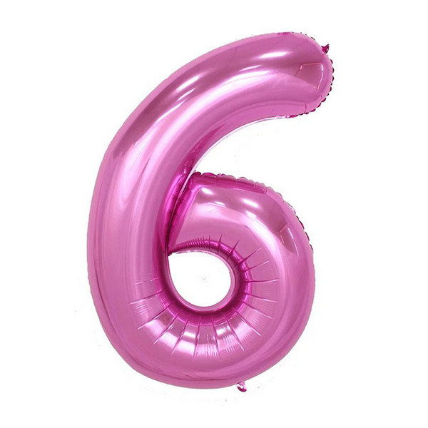 digital golden blue fuchsia balloon