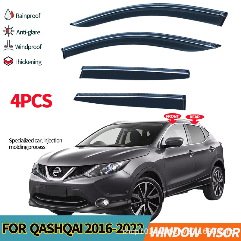 For Nissan Qashqai window weather shield FOR Nissan QASHQAI 2016 Window visor