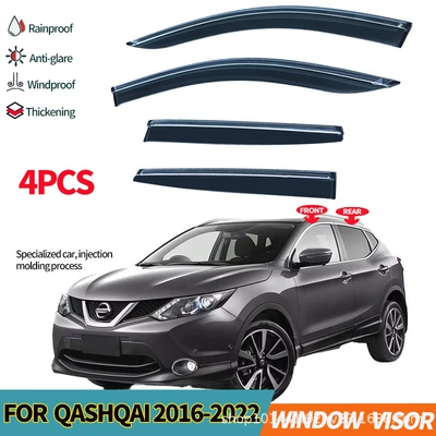 For Nissan Qashqai window weather shield FOR Nissan QASHQAI 2016 Window visor