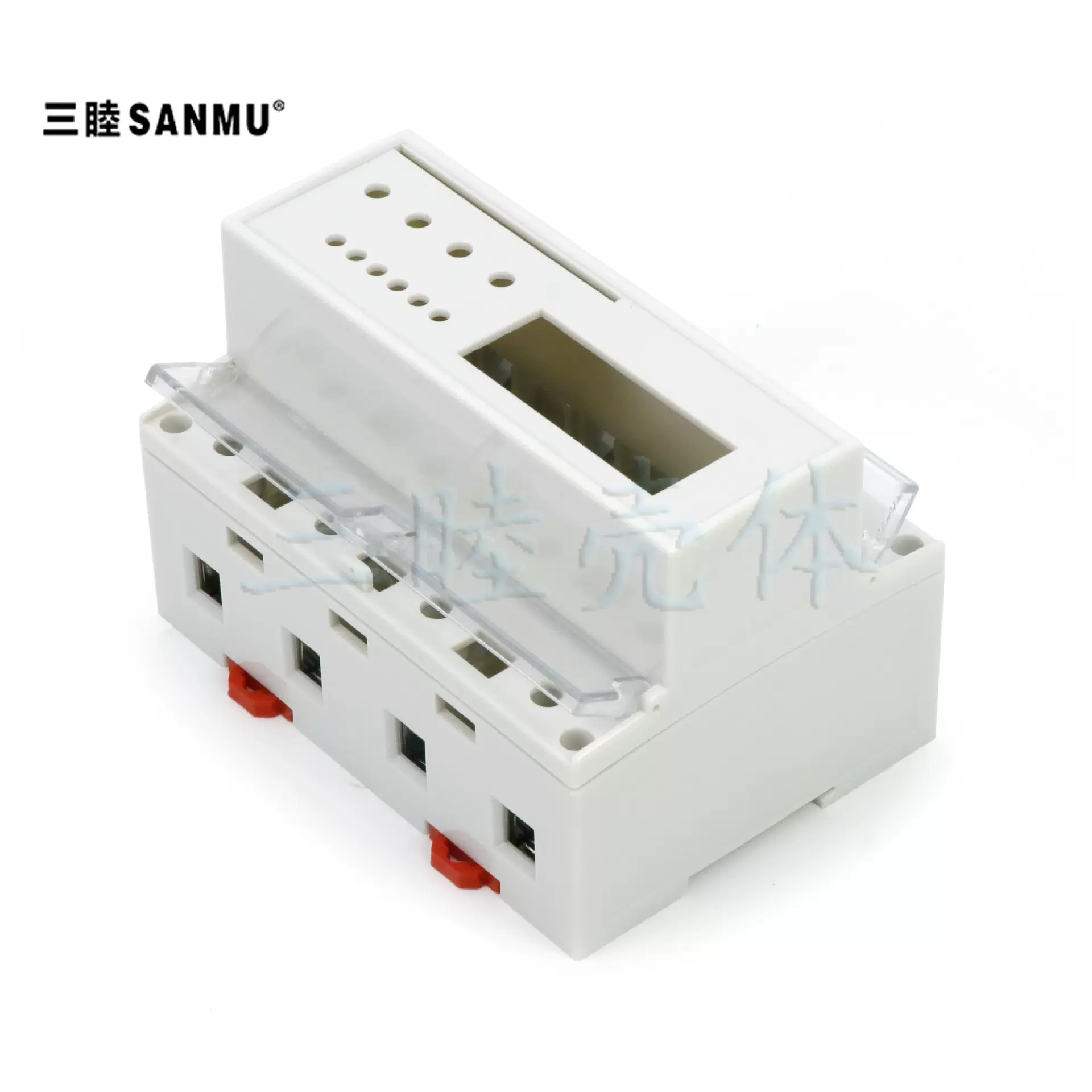 3-35:126*89*84MM仪器仪表外壳 三相四线导轨式电表壳 互感器壳体