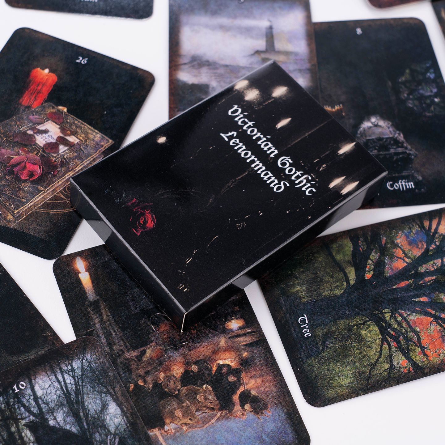 Dark Fantasy European And American Vintage Victorian Gothic Lenormand_voghion.com