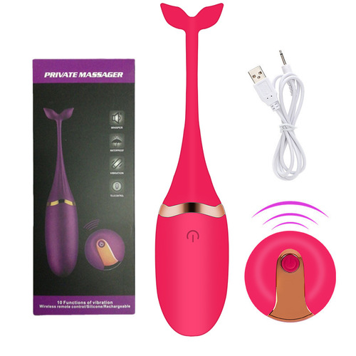 Tadpole Wireless Charging Vibrator Small Whale Tail Remote Control Vibrator Adult Sex Products Female Masturbator Wholesale