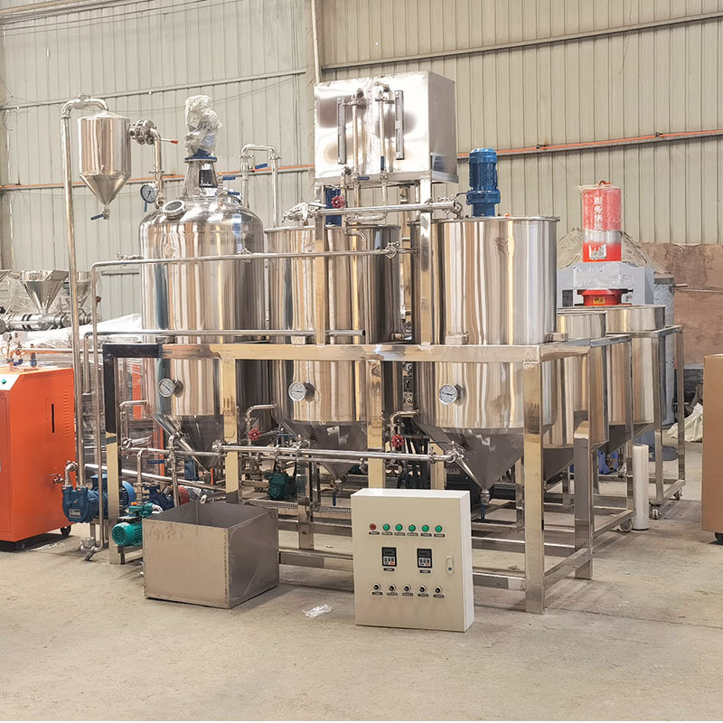 大豆油榨油精炼生产线 棕榈油精炼设备 全自动食用油炼油机配件