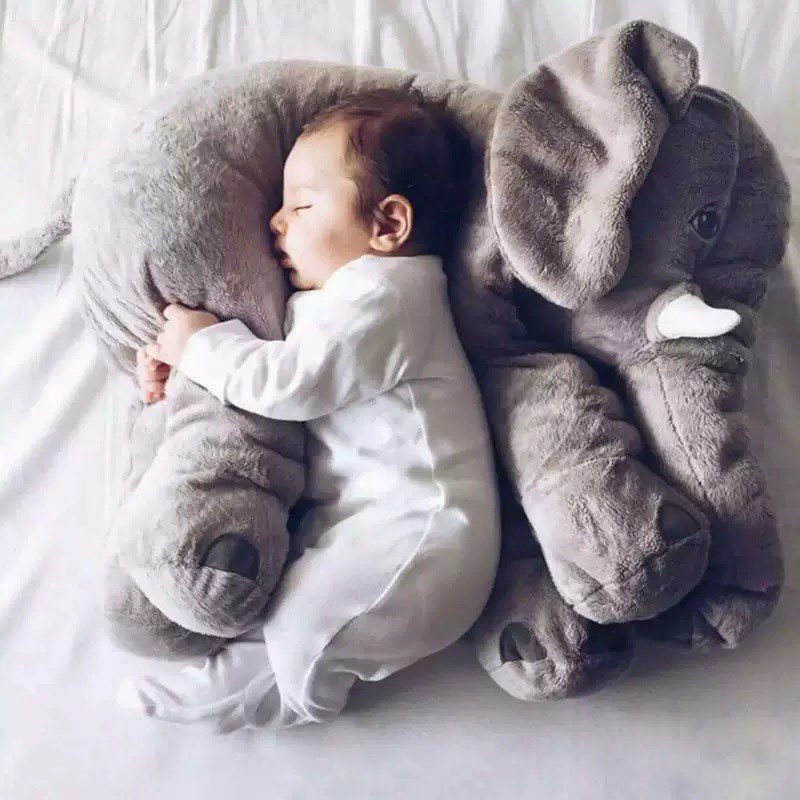 Cross-Border Plush Toys Hot-Selling Popular Ins-Style Elephant Plush Toy Comfort Toy Pillow Doll Baby Doll for Sleeping
