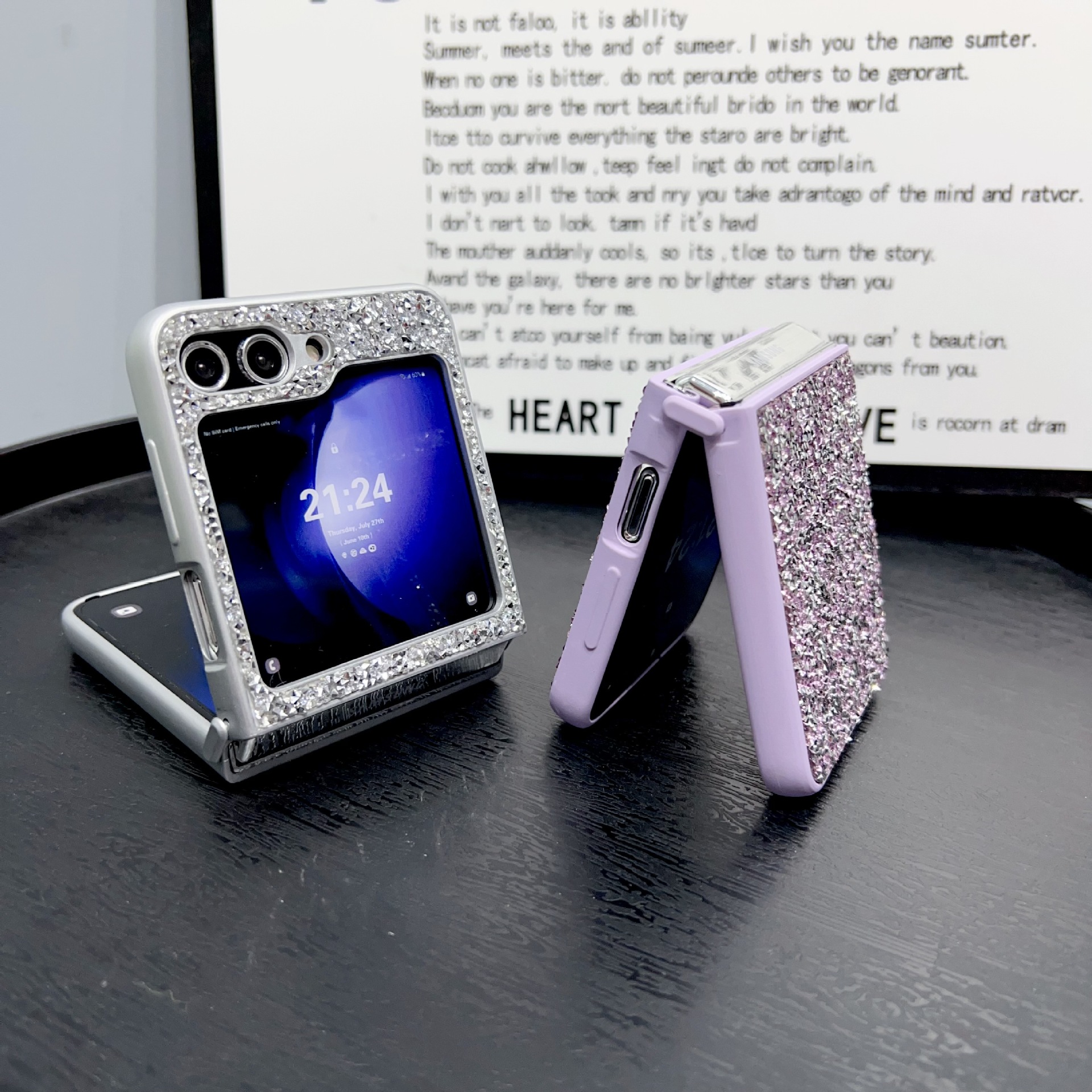 Luxury Diamond Glitter Phone Case For Samsung Z Flip And Z Fold_voghion.com