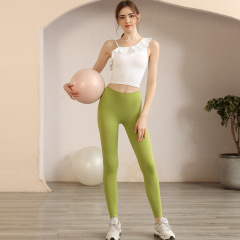 lululemeng-yoga瑜伽服套裝女春夏新款普拉提訓練服健身服帶胸墊