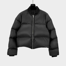 SUBHUMAN女款丨暗黑拉链男女中性拼翻毛皮简约保暖羽绒服外套