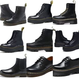 ���QDr�R��Ь1460�ٴ�Ӣ���L���e��ɫ�A�^��ѥƤЬ�ɸ������R��ѥ