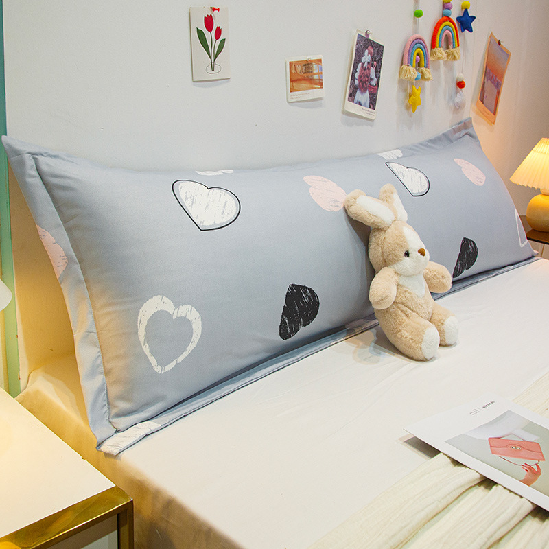 Funda De Almohada doble funda de almohada larga 1 m1.2 M 1,5 m 1,8 m funda de almohada pareja funda de almohada alargada algodón no puro