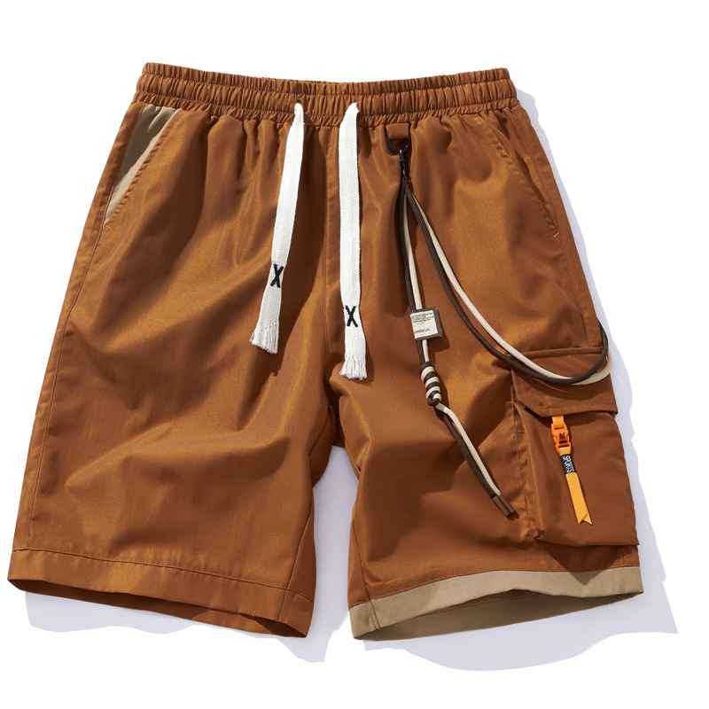 2025 Men's Cargo Shorts Loose Casual Summer New Trendy Quick-Dry Five-Point Men's Summer Pants