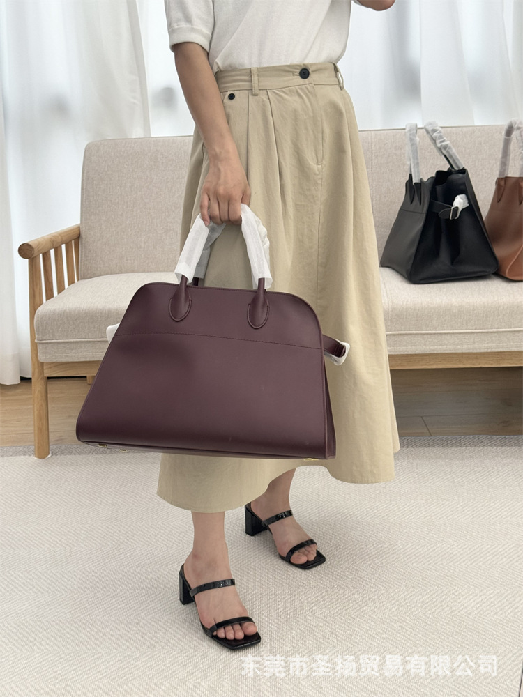 董潔同項レトロThe * Row大容量本革X15トートバッグ通勤ハンドバッグ脇下カバンレディース