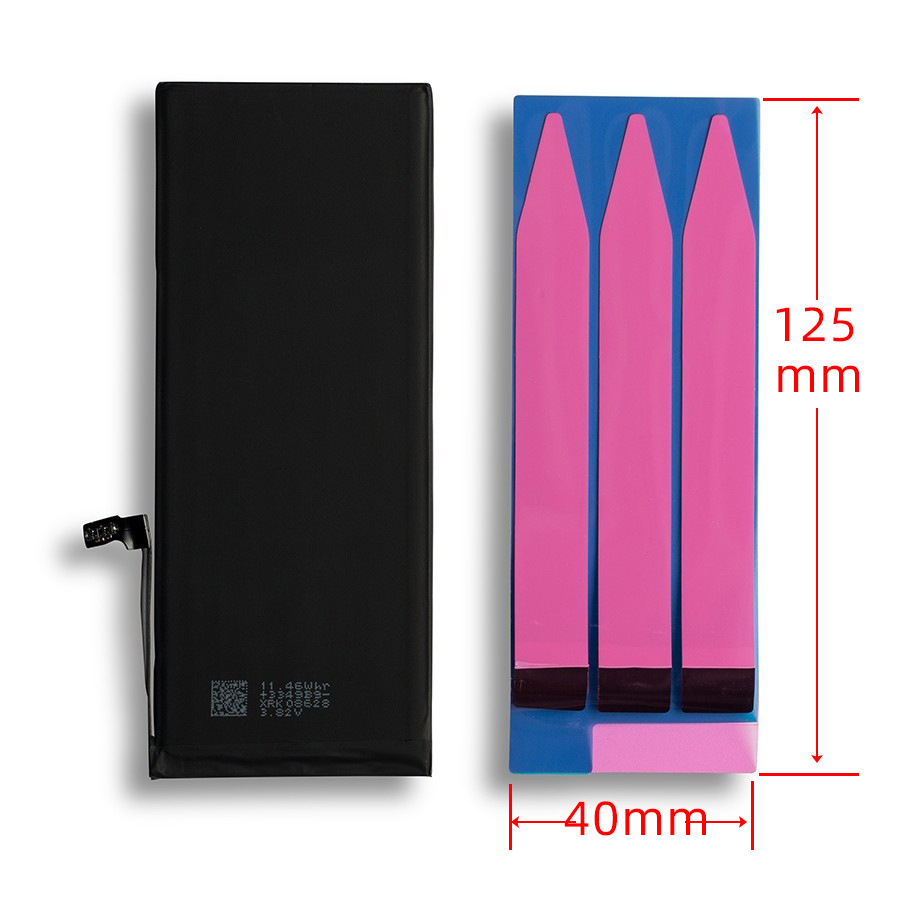 Cortar la batería compacta pegatina trasera fácil de tirar pegamento de la batería sin costuras adecuado para Apple 5S/6g/6SPlus/7P/8P