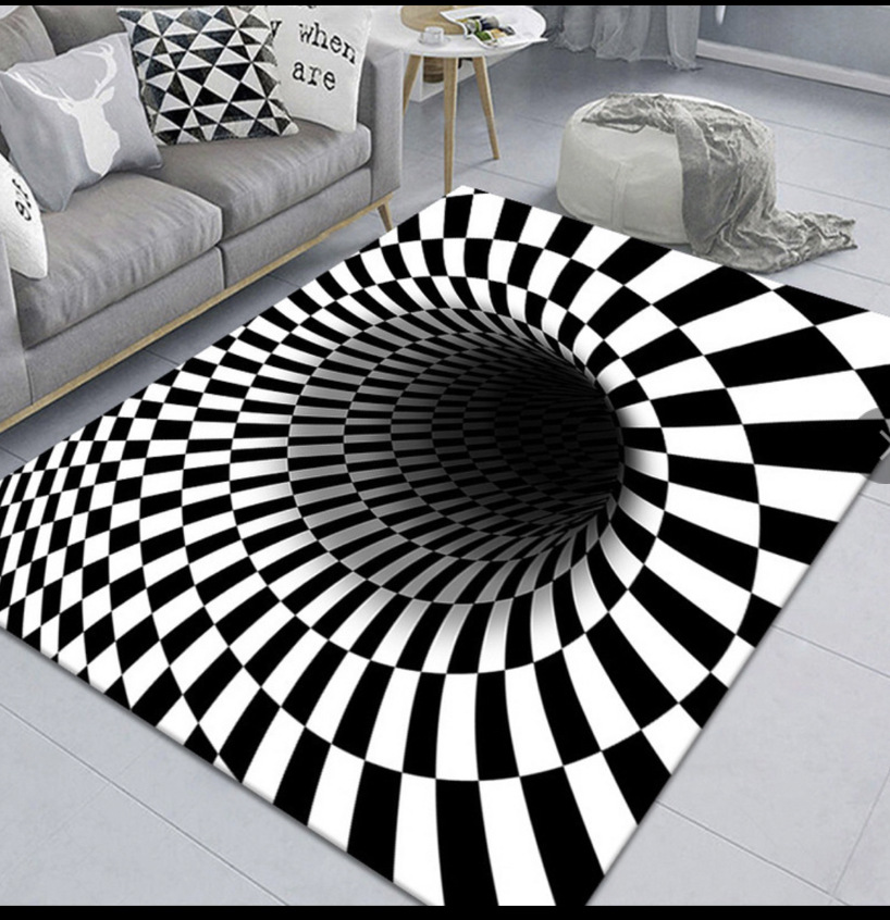 Fábrica transfronteriza alcantarilla cubierta de alcantarilla alfombra de payaso estera de la puerta de Halloween cráneo diseño fantasma cara estera del pie estera del baño