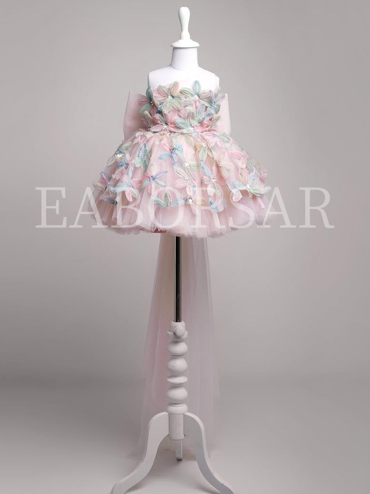 Vestido infantil, vestido de princesa, traje de anfitriona para banquete, disfraz para actuación de piano, vestido tutú de cumpleaños para niña pequeña