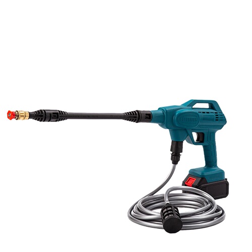 Cross-border electric lithium battery car washing machine water gun portable wireless car washing gun high pressure water gun household cleaning artifact