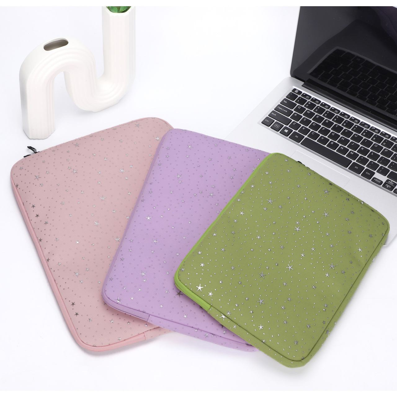 2026 popular model starry sky tablet bag, high aesthetic value, simple commuter laptop bag, iPad protective case