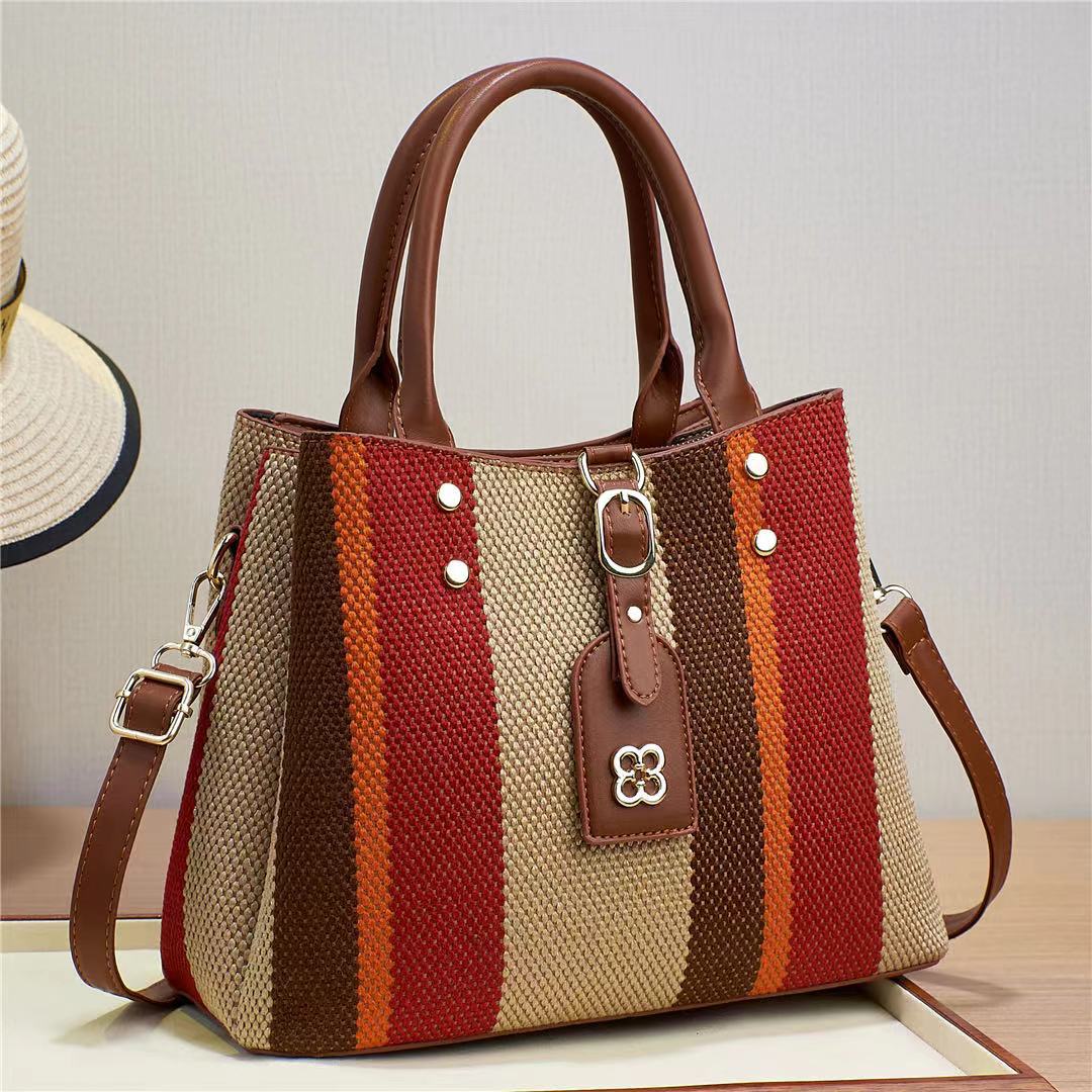 Bolso de mujer nuevo bolso de estilo nuevo estilo de alta calidad de gran capacidad estilo occidental 2024 moda todo fósforo simple bolso de mensajero de un solo hombro