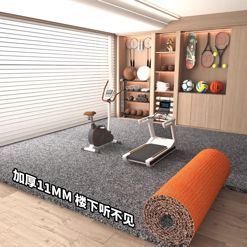 ジムフロアマット、防音、衝撃吸収、スポーツ耐衝撃、厚みのある吸音、家庭用大面積吸音滑り止めカーペット|undefined