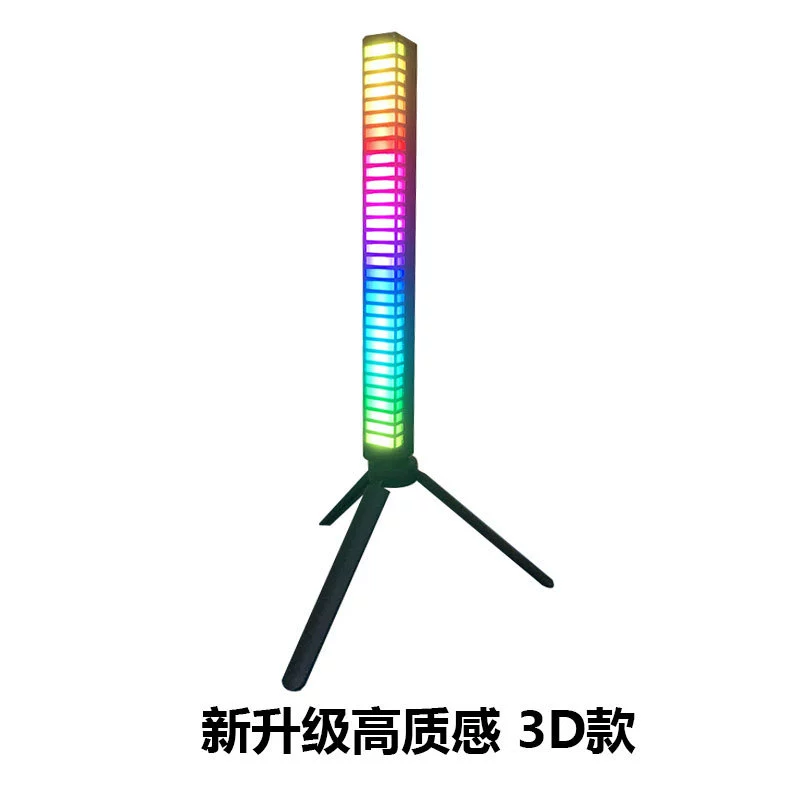 RGB свет диаграмма атмосфера освещение спальня игровая комната сетка красная подсветка атмосфера настольное освещение звуковое управление музыкальный ритм лампа